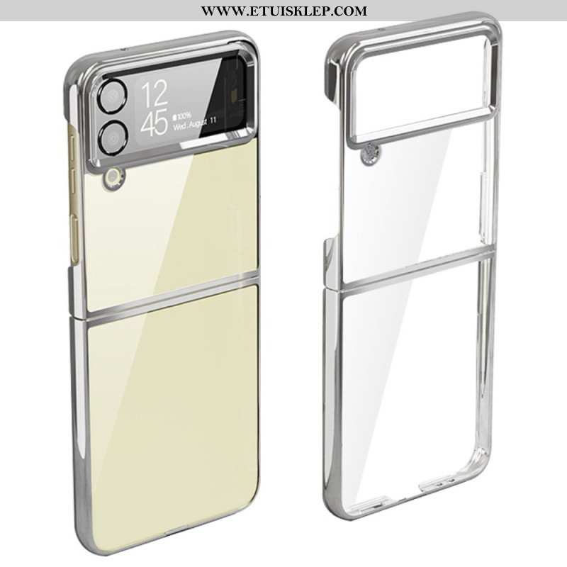 Etui do Samsung Galaxy Z Flip 4 Etui Folio Krawędzie W Stylu Metalu